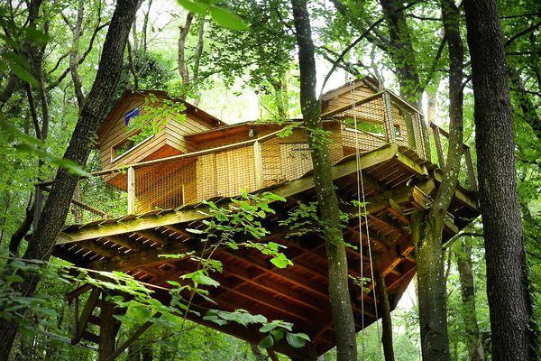 La cabane Bacole peut accueillir quatre personnes