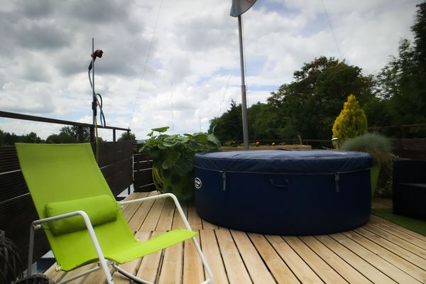 Le jacuzzi sur le pont