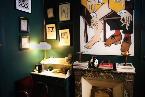 Dormir dans ce boudoir, c'est partager l'univers onirique du peintre