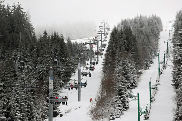 La station de ski du Lac Blanc, en décembre 2017.