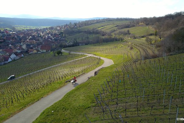 De Strasbourg au Sundgau, en passant par le massif vosgien et la traversée du vignoble, Jérôme Zindy prévoit de faire 23 étapes.