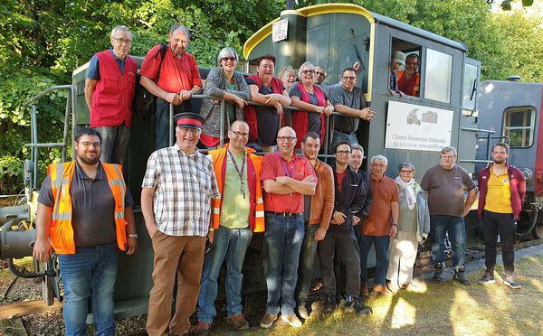 Les membres de l'association "Amis Traction Vapeur en Ardenne".