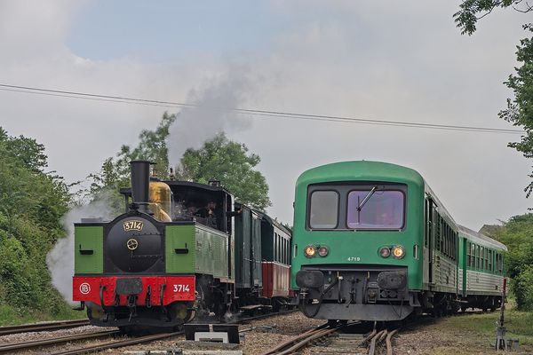 Les trains du voyage, en Baie de Somme.